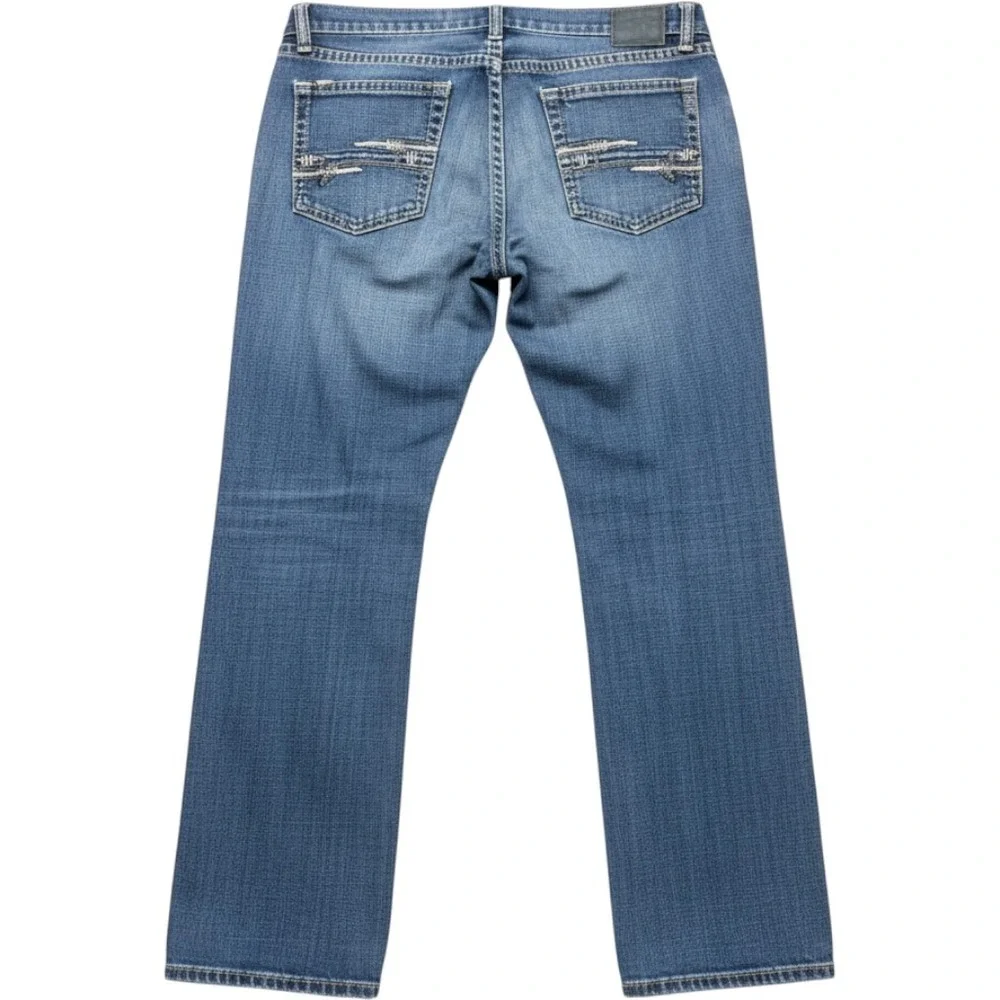 Ariat M4 Low Rise Boot Cut Jeans Mens 38x32 Turnout Blue Denim